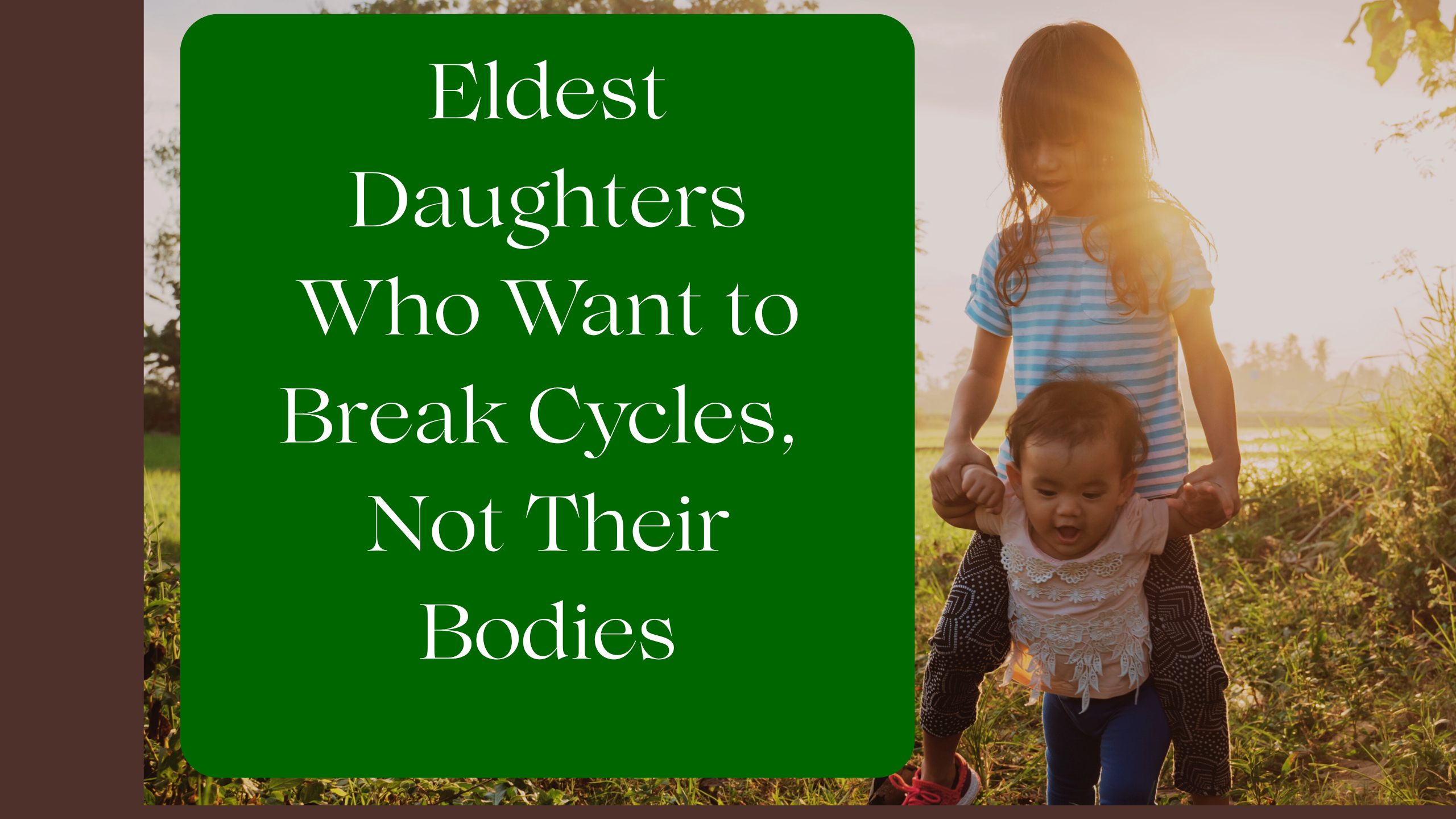 eldest daughter therapy